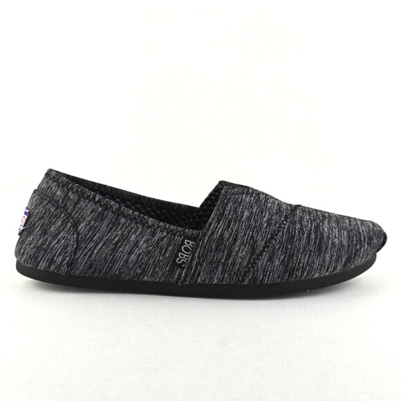 BOBS Skechers Women's Express Yourself Flats Slip On Shoes Heathered Grey Size 8 - Picture 2 of 15